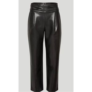 Wilfred JESSA Black Vegan Leather Pants Size 6